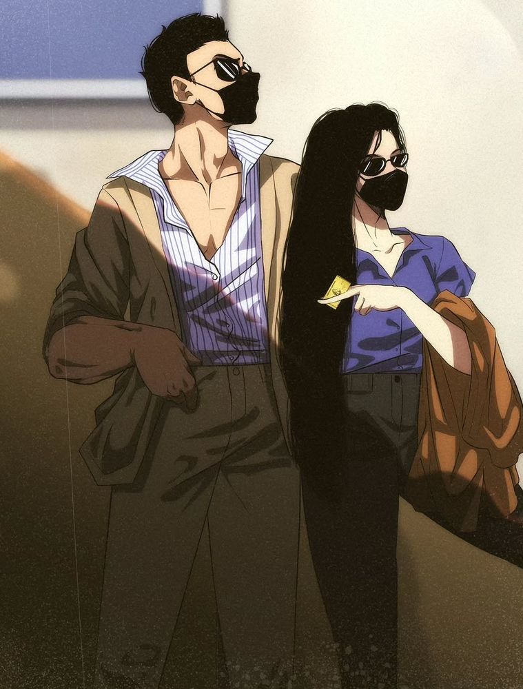 Untitled — Masked pair